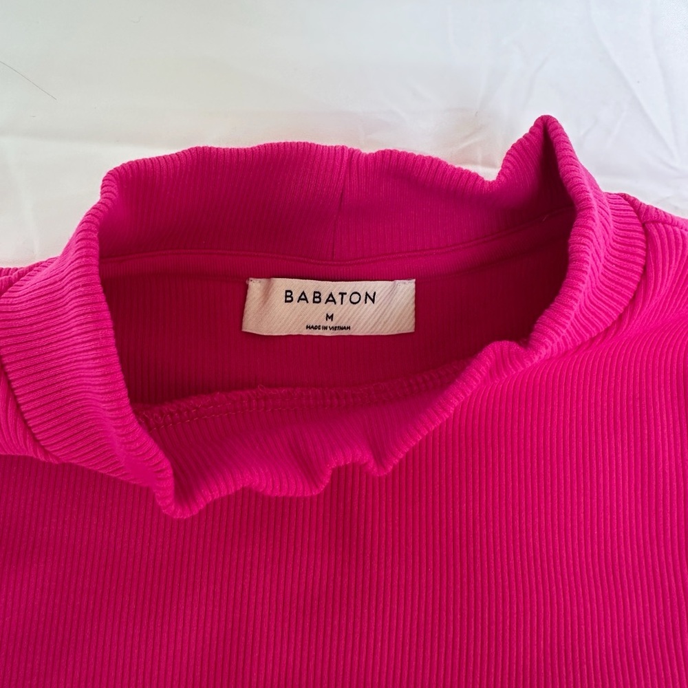 Babaton Ribbed mock neck - Picture 2 of 5